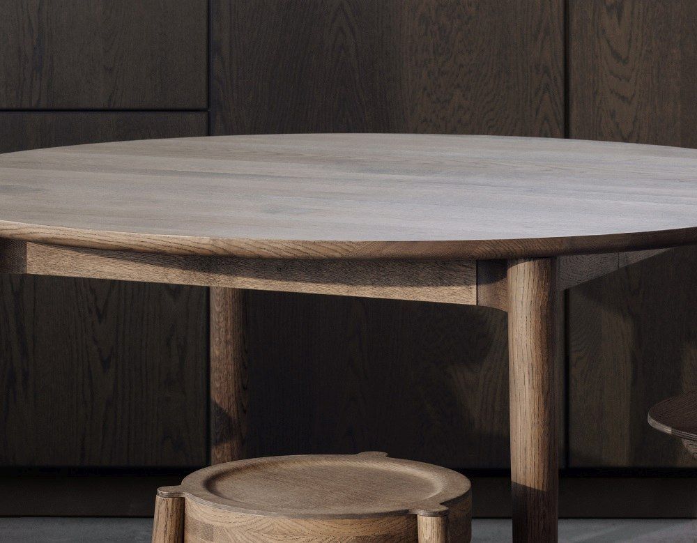 Round table with leaf cheap insert